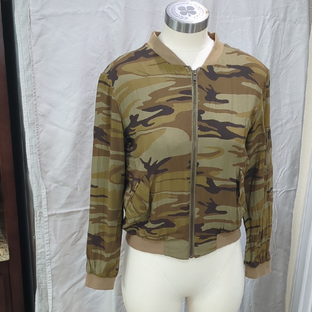 Johnny Was Olive Green Jacket